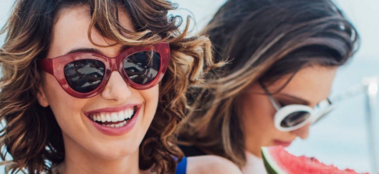 Watermelon Girls eating a watermelon